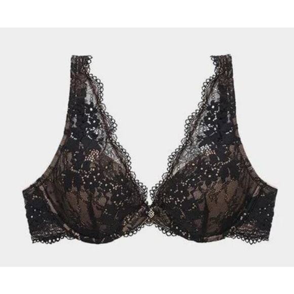 ThirdLove Women's All Day Lace Uplift Plunge Bra - Picture 1 of 4